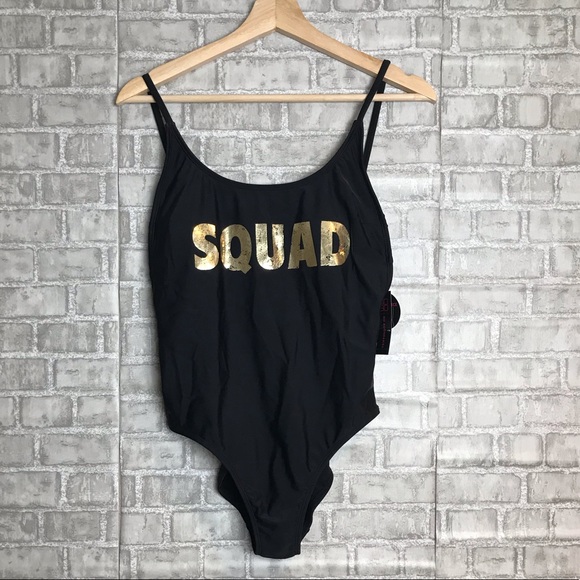 NWT No Boundaries Squad One Piece Swimsuit Size M - Picture 3 of 9